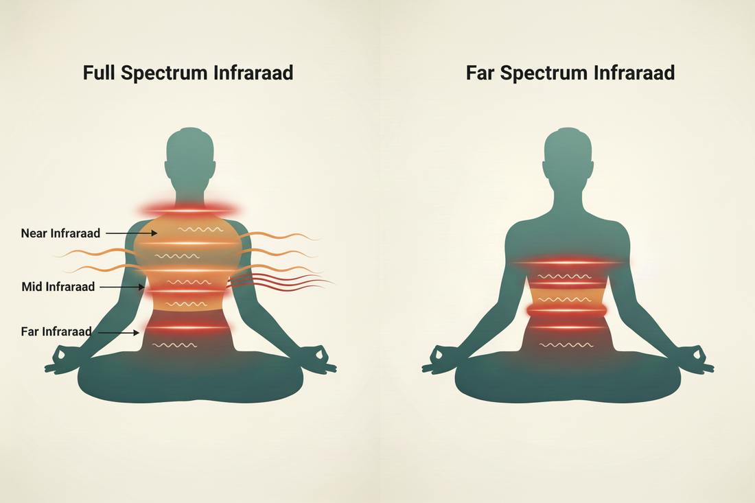 🔥 Full Spectrum vs Far Infrared Sauna: What’s the Real Difference? (2026 Guide)