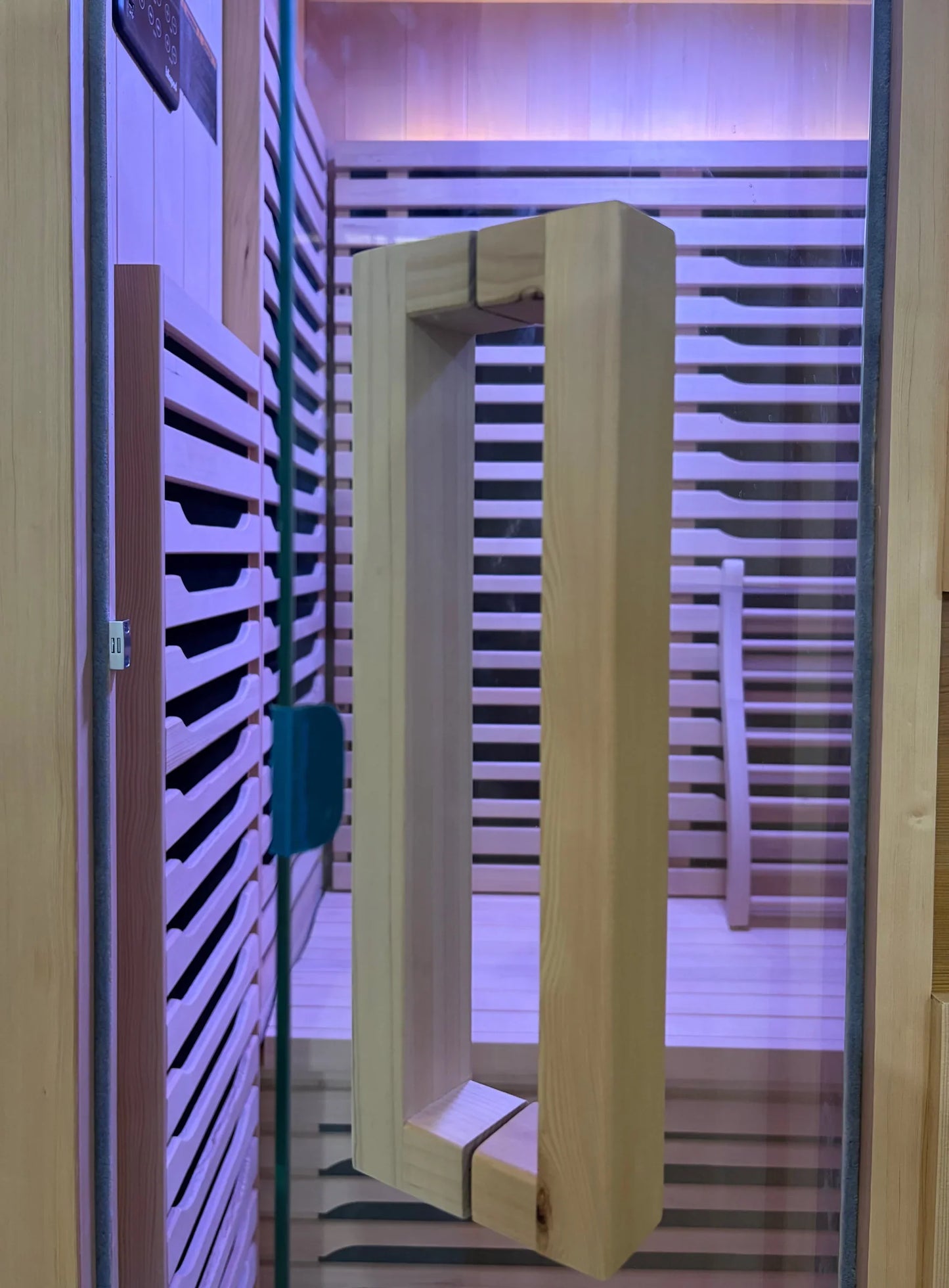 BlissPod Milano Full Spectrum 2-Person Indoor/*Outdoor Sauna – Ultra Low EMF Canadian Hemlock Infrared Sauna with Red Light Therapy & Chromotherapy