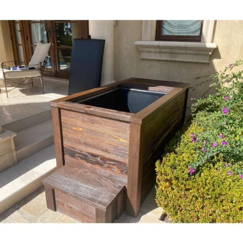 Kooru Cold Plunge Tub – Redwood Ice Bath with Integrated Chiller & Filtration System