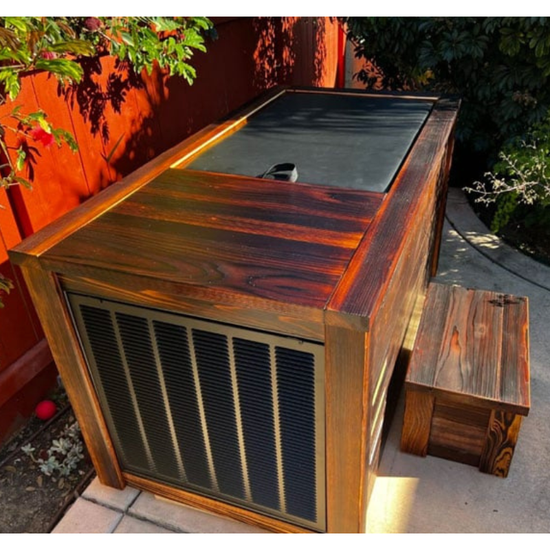Kooru Cold Plunge Tub – Redwood Ice Bath with Integrated Chiller & Filtration System