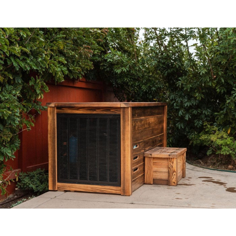 Kooru Cold Plunge Tub – Redwood Ice Bath with Integrated Chiller & Filtration System