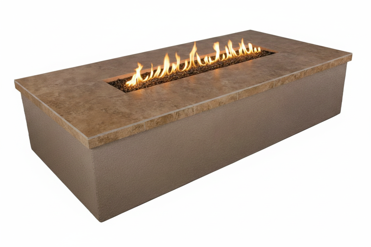 Outdoor Fire Pit with Fire Glass – Premium Patio Entertainer for Backyard Ambiance & Gatherings