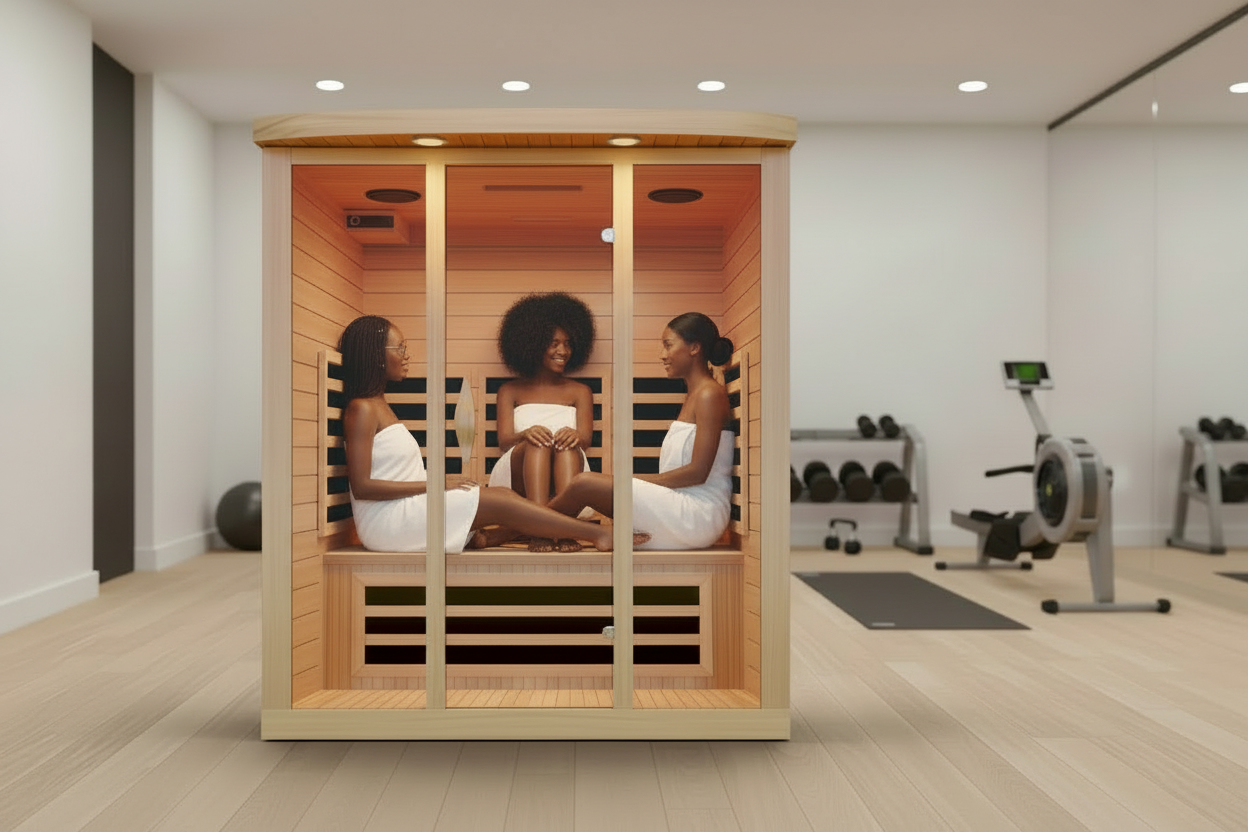 Medical 5™ 3-Person Infrared Sauna – Full Spectrum Indoor Home Recovery Sauna System
