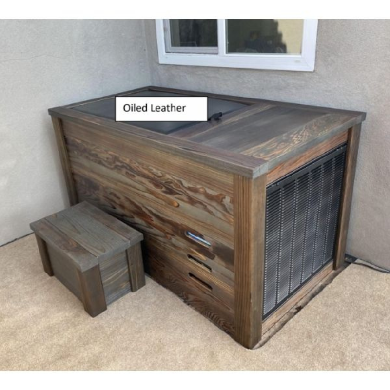 Kooru Cold Plunge Tub – Redwood Ice Bath with Integrated Chiller & Filtration System