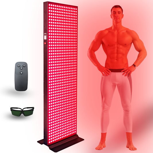 EXESAS 800 LED 4000W Full Body Red Light Therapy Panel – Dual-Chip Infrared LED Recovery System with 4 Wavelength Technology