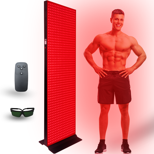 EXESAS 1008 LED 5040W Full Body Red Light Therapy Panel - Dual-Chip Infrared Recovery System with 4 Wavelength Technology