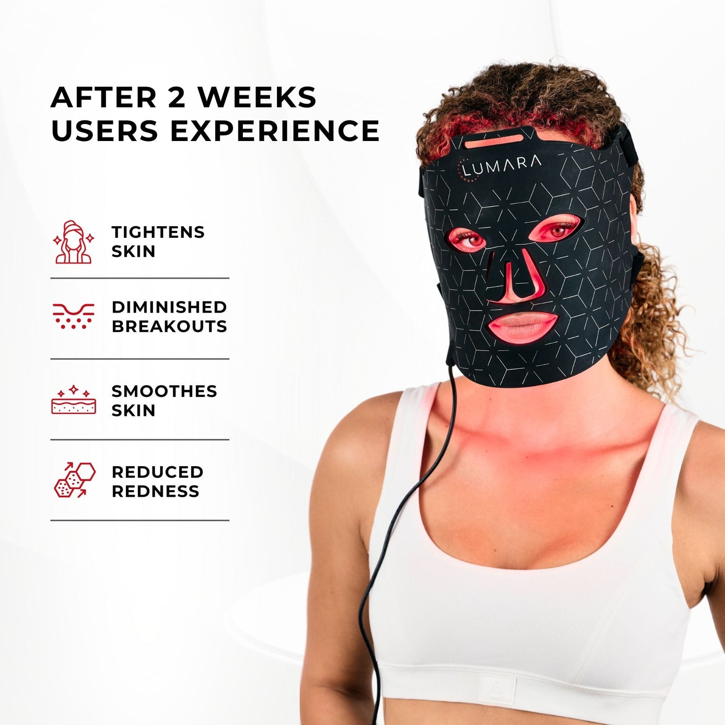 VISO FDA-Certified Red Light Therapy Face Mask – Medical-Grade LED Facial Rejuvenation System with Near-Infrared Technology