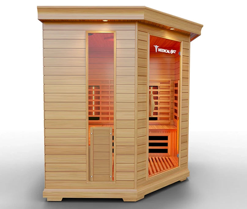 Medical 6 Plus™ 6-Person Full Spectrum Infrared Sauna – High-Performance Indoor Home Recovery System