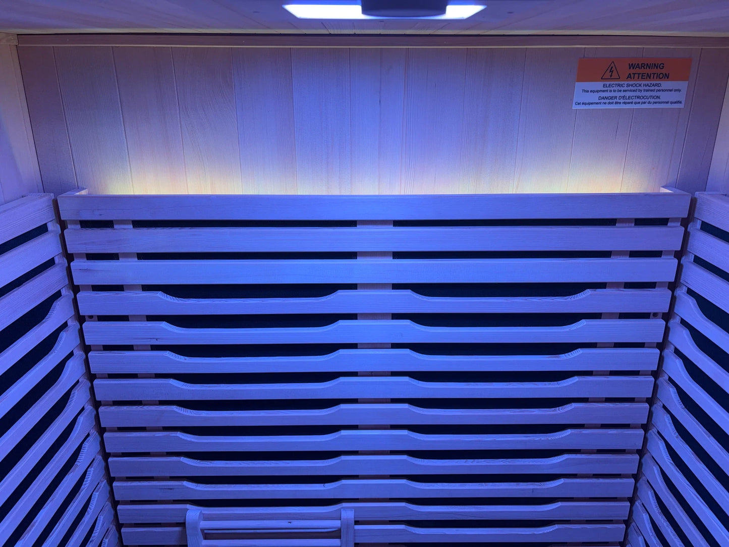 BlissPod Milano Full Spectrum 2-Person Indoor/*Outdoor Sauna – Ultra Low EMF Canadian Hemlock Infrared Sauna with Red Light Therapy & Chromotherapy