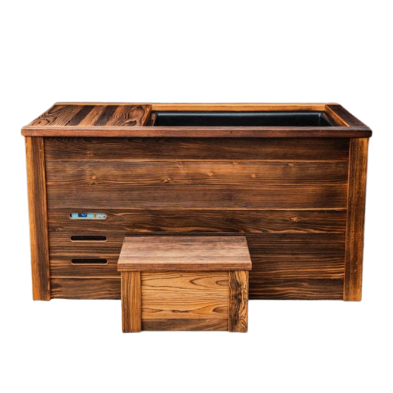 Kooru Cold Plunge Tub – Redwood Ice Bath with Integrated Chiller & Filtration System