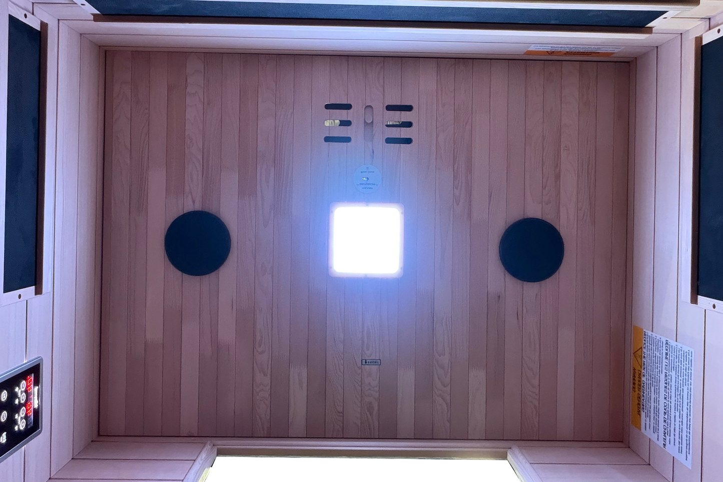 Blisspod Malmö 2-Person Infrared Sauna with Red Light Therapy – Low EMF Indoor Full Spectrum Wellness Sauna