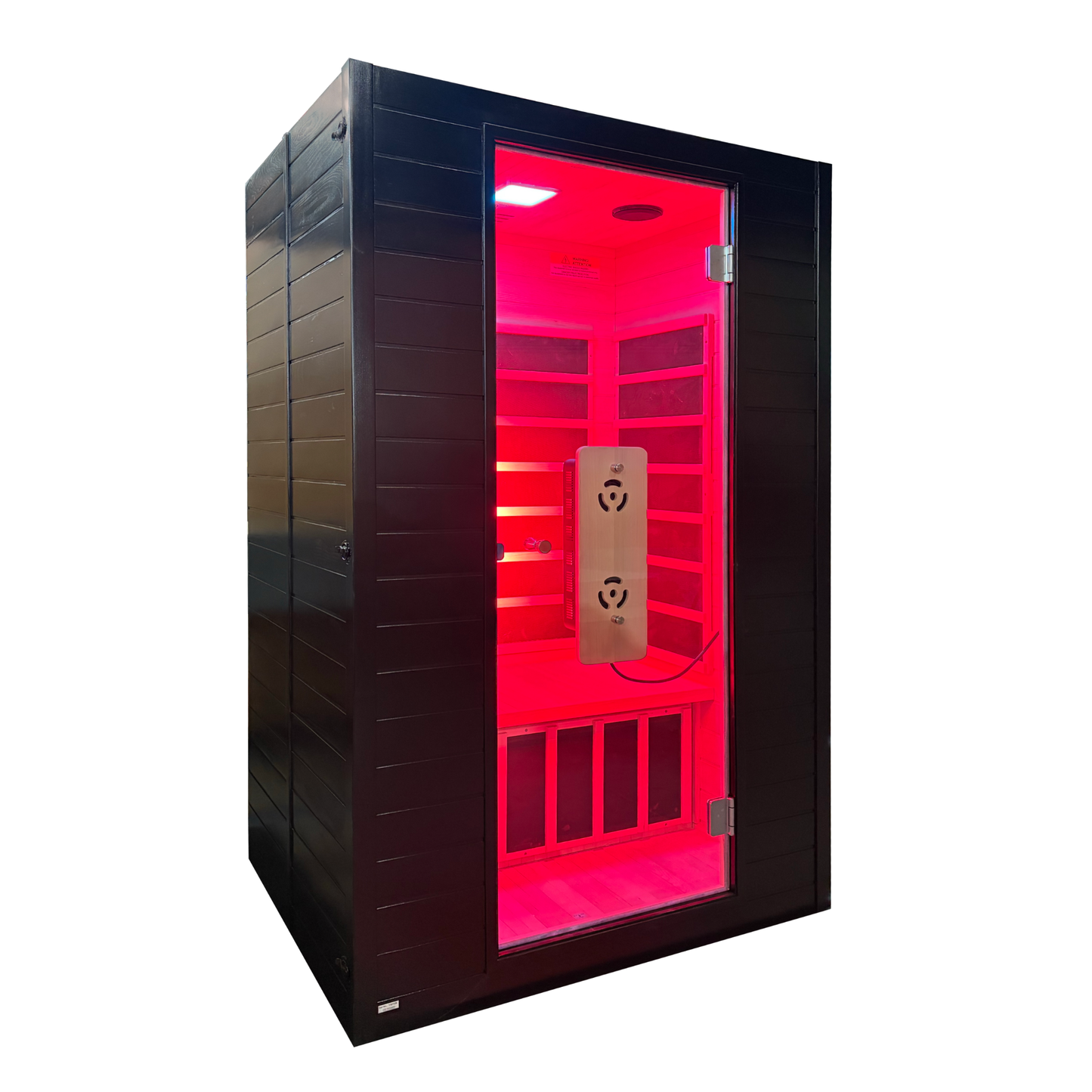 Blisspod Malmö 2-Person Infrared Sauna with Red Light Therapy – Low EMF Indoor Full Spectrum Wellness Sauna