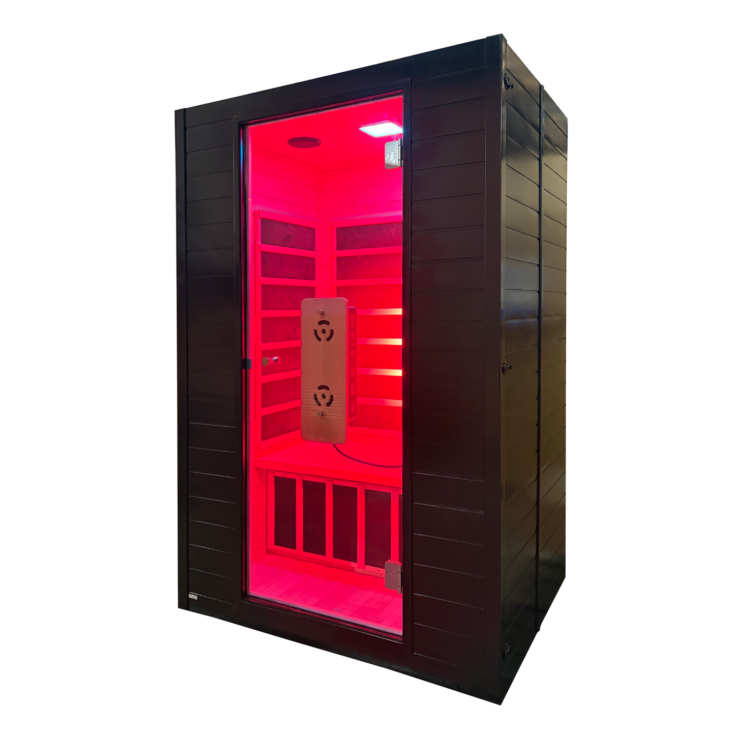 Blisspod Malmö 2-Person Infrared Sauna with Red Light Therapy – Low EMF Indoor Full Spectrum Wellness Sauna