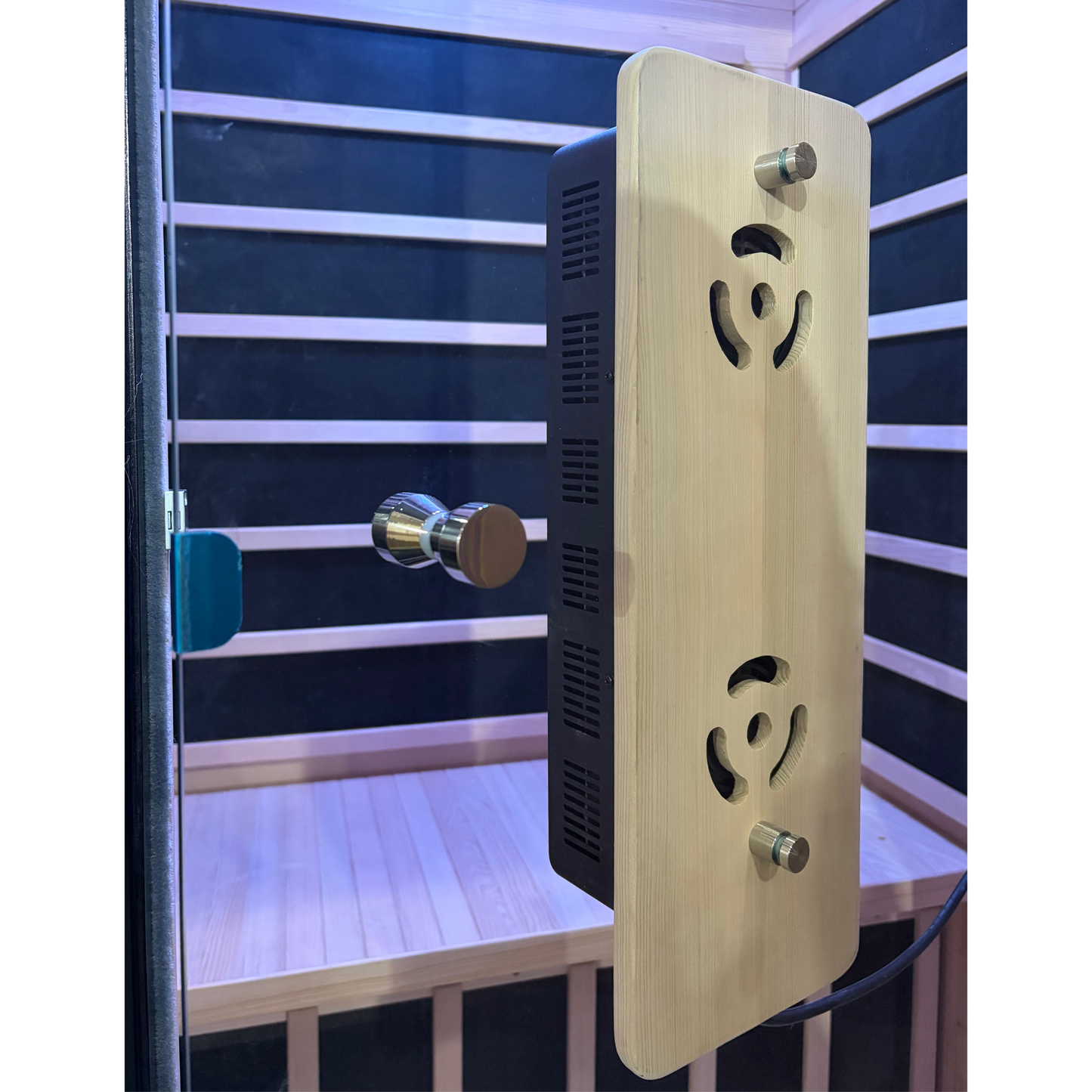 Blisspod Malmö 2-Person Infrared Sauna with Red Light Therapy – Low EMF Indoor Full Spectrum Wellness Sauna
