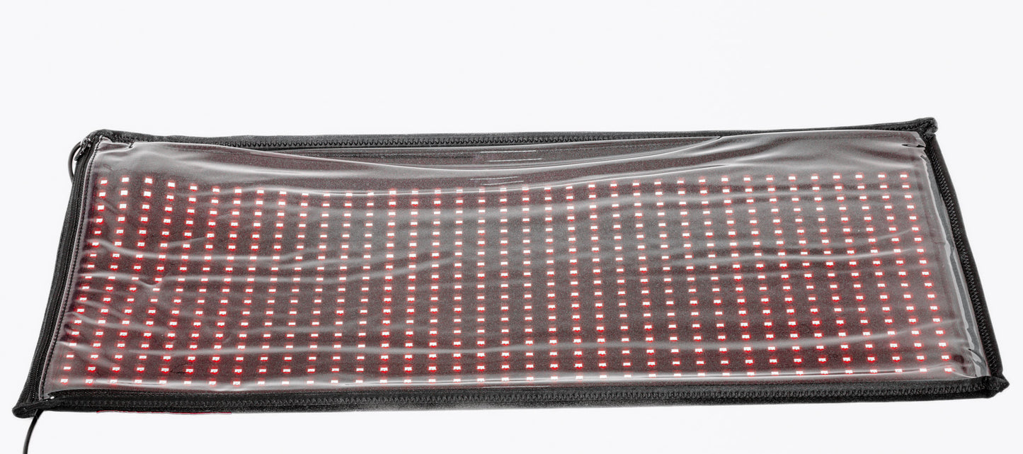 Large Red Light Therapy Pad 27" x 11" with 1,998 LEDs – Flexible Infrared Recovery Wrap for Pain Relief, Muscle Recovery & Wellness