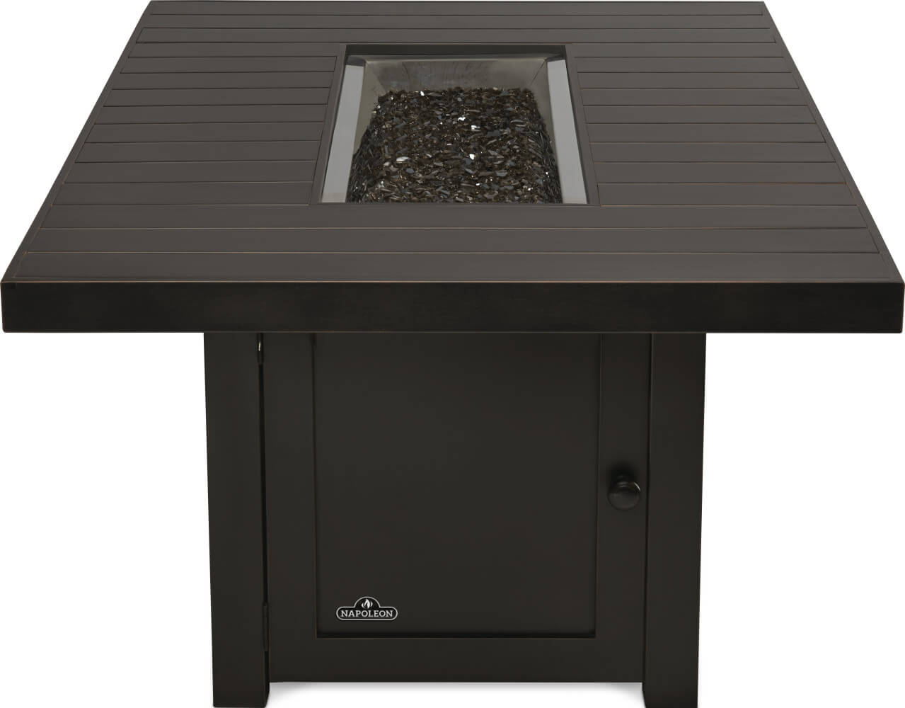 Patio Elegance St. Tropez Rectangle Fire Table – 60,000 BTU Patioflame Outdoor Gas Fire Pit Table