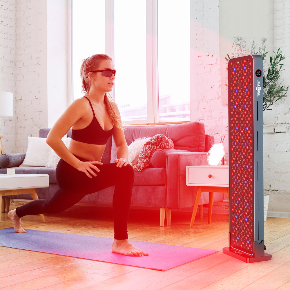 Total Spectrum MAX 7-Wavelength Red Light Therapy Panel - 360 LED Full-Body Recovery & Wellness System with Blue Light, Red Light, Near-Infrared & Deep Infrared Technology