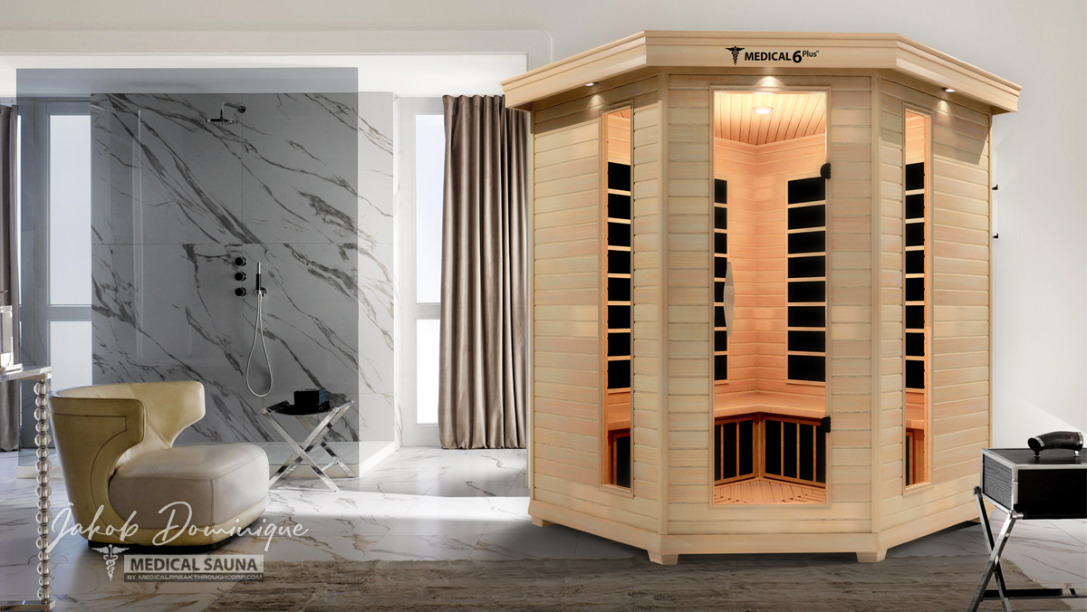 Medical 6 Plus™ 6-Person Full Spectrum Infrared Sauna – High-Performance Indoor Home Recovery System