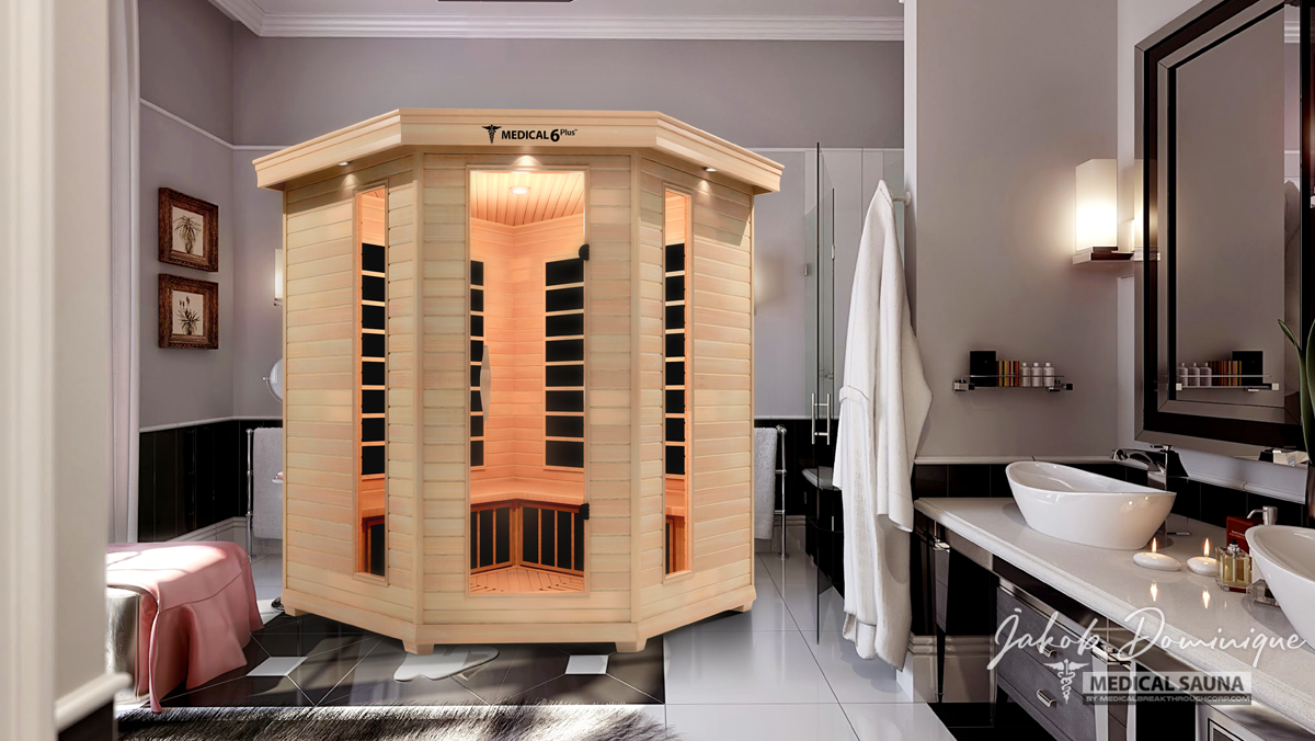 Medical 6 Plus™ 6-Person Full Spectrum Infrared Sauna – High-Performance Indoor Home Recovery System