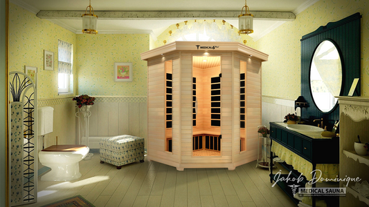 Medical 6 Plus™ 6-Person Full Spectrum Infrared Sauna – High-Performance Indoor Home Recovery System