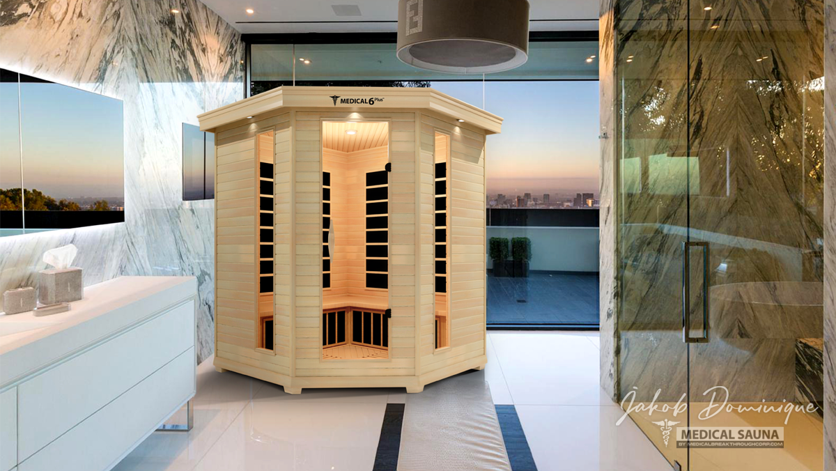 Medical 6 Plus™ 6-Person Full Spectrum Infrared Sauna – High-Performance Indoor Home Recovery System
