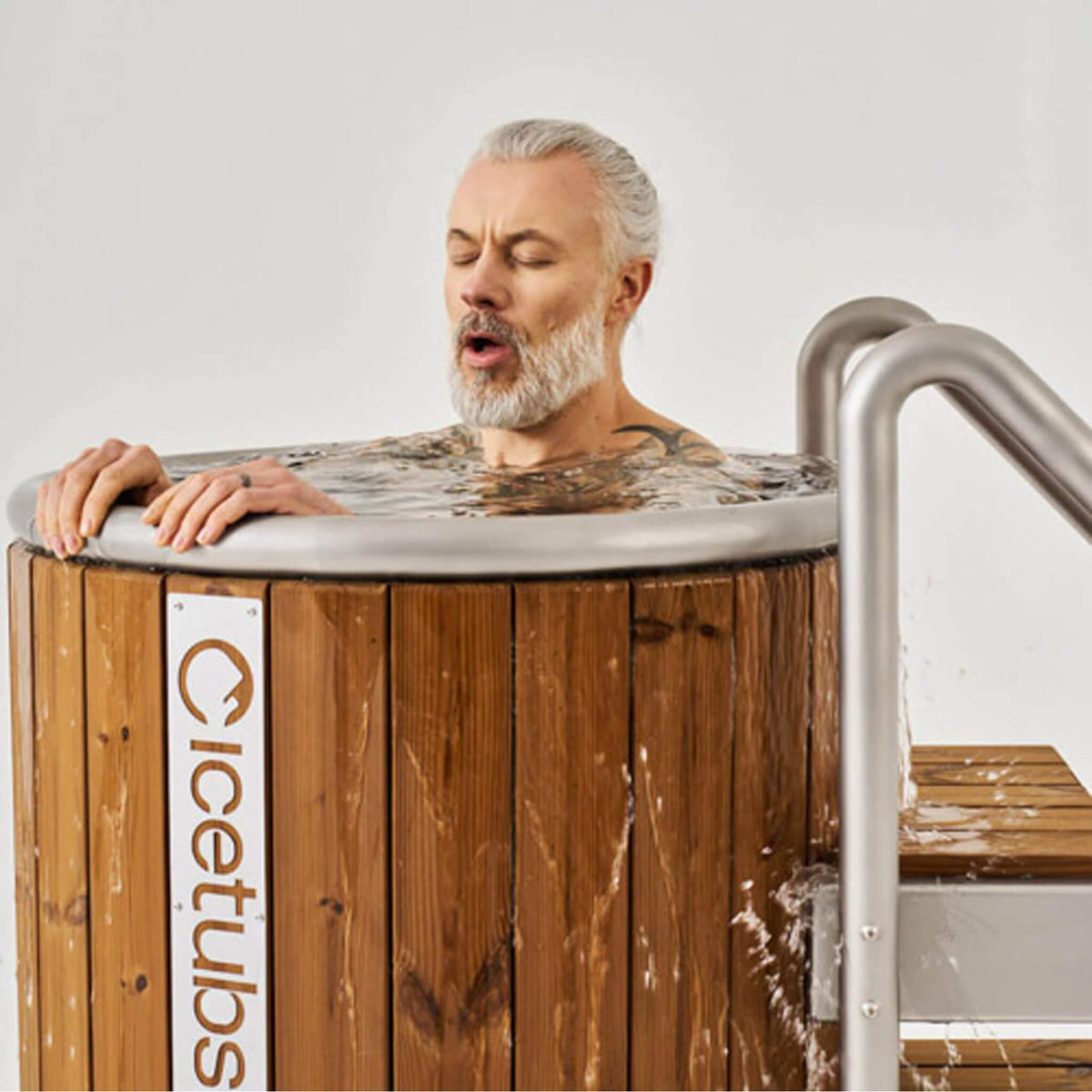 Icetubs IceBarrel ThermoWood® Cold Plunge - Smart Temperature-Controlled Cold Immersion System