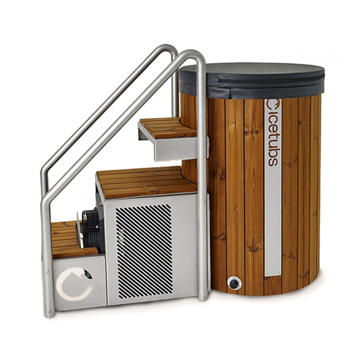 Icetubs IceBarrel ThermoWood® Cold Plunge - Smart Temperature-Controlled Cold Immersion System