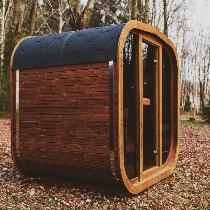 Patio Elegance MW20 ThermoWood Outdoor Sauna – 5–6 Person Premium Backyard Sauna Cabin