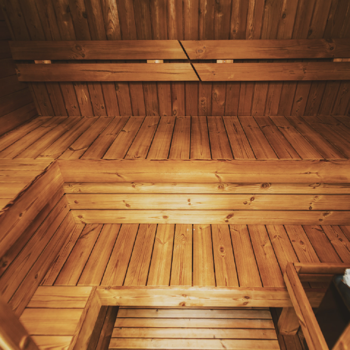 MW16 ThermoWood Outdoor Sauna Cabin – Premium 4-Person Outdoor Backyard Wellness Sauna