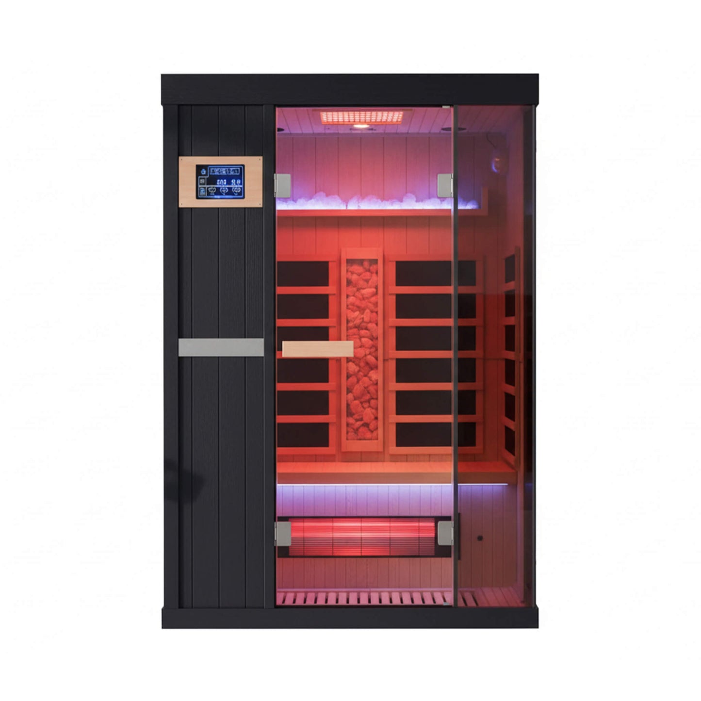 Thermora Pandora Premium 2-Person Indoor Infrared Sauna – Full Spectrum Heat with Red Light Therapy & Himalayan Salt Rocks