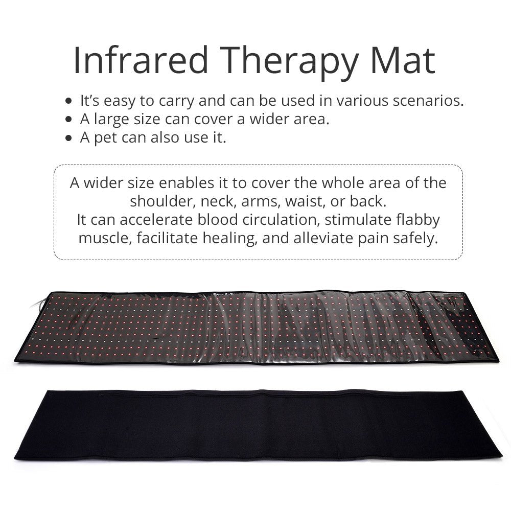 Shape Tactics 630 LED Red Light Therapy Belt – Full Body Infrared Therapy Wrap with 660nm & 850nm Light Technology