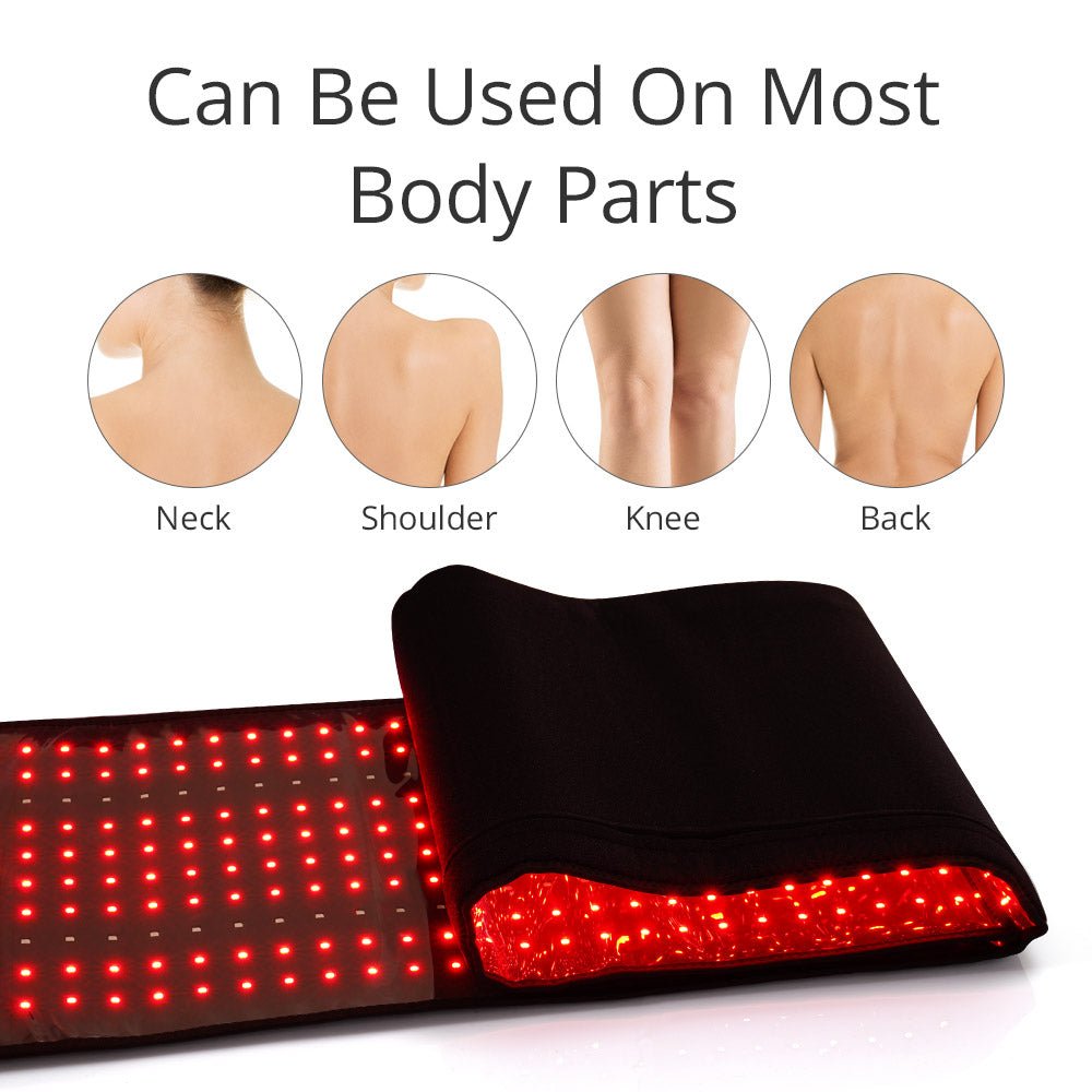 Shape Tactics 630 LED Red Light Therapy Belt – Full Body Infrared Therapy Wrap with 660nm & 850nm Light Technology