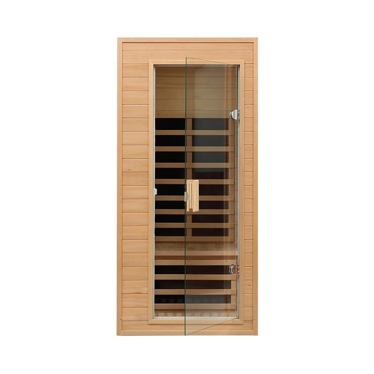 Thermora Elara 1-Person Infrared Sauna – Indoor Low EMF FAR Infrared Hemlock Wood Home Sauna (1200W)