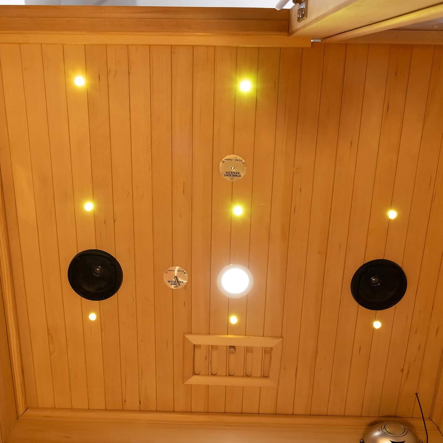 Rovia Luma 2-Person Hybrid Sauna – Infrared + 3.5kW Traditional Steam Indoor Sauna Room